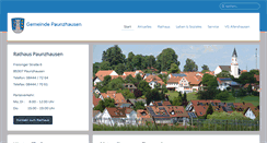 Desktop Screenshot of paunzhausen.de